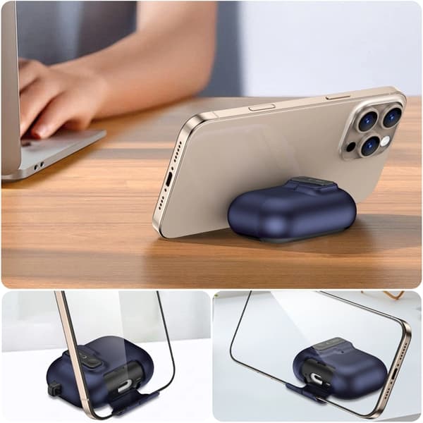 Tech-Protect Apple Airpods Pro 3 Etui Slim Hook - Navy Blå