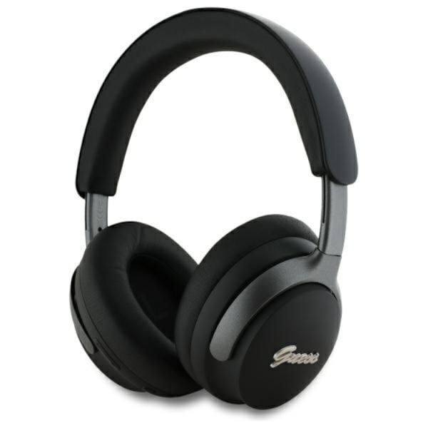 Guess Bluetooth On-Ear ANC Hörlurar Metal Script Logo - Svart Black