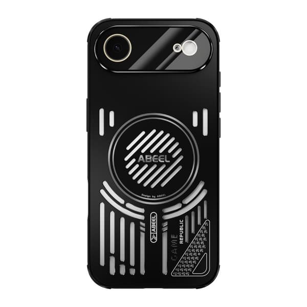 ABEEL Mobilskal till iPhone Air Aluminium + PC + TPU Svart