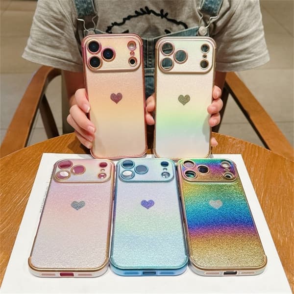 Mobilskal till iPhone 17 Pro Max Dazzling Color Electroplated TPU - Lila Lila