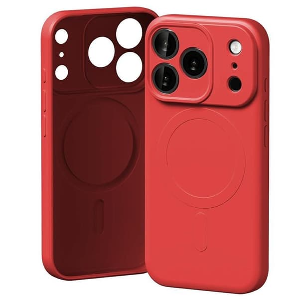Mercury Mobilskal till iPhone 17 Pro MagSafe Semi-Silicone - Röd Röd