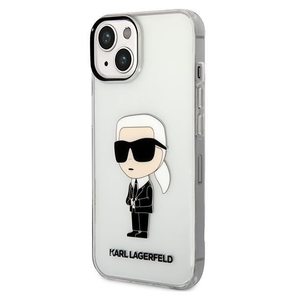 Karl Lagerfeld iPhone 14 Plus Skal IML NFT Ikonik - Clear