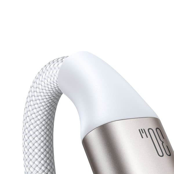 Joyroom 2in1 Lightning Kabel Och Inductive Laddare 1.5m - Vit Vit