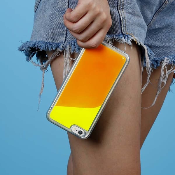 Liquid Neon Sand skal till iPhone 6/6s Plus - Orange Orange