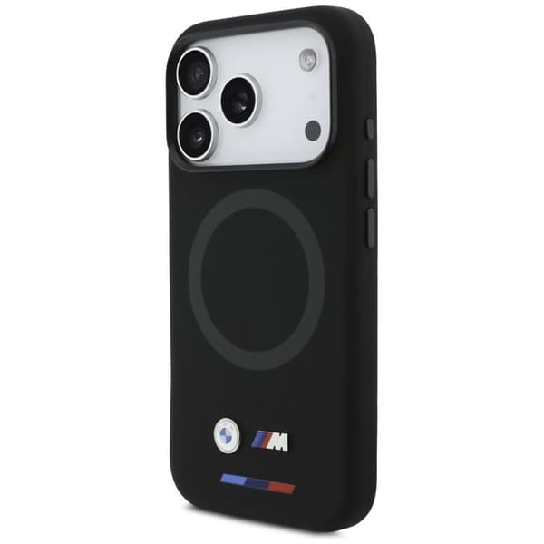 BMW Telefontaske til iPhone 17 Pro MagSafe M Silikone Logo - Sort Svart