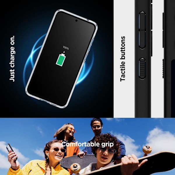 Spigen Galaxy A55 5G Mobilskal Ultra Hybrid - Matte Svart