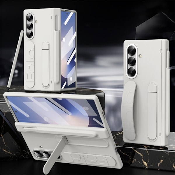 Mobilskal till Galaxy Z Fold7 Kickstand - Vit Vit