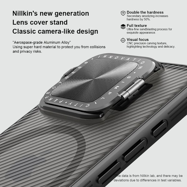 NILLKIN Camshield Prop Mobilskal till iPhone 16 Pro Max Transparent