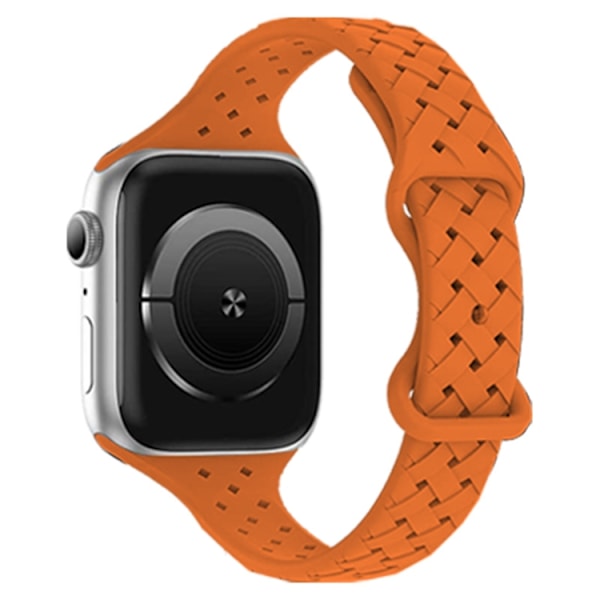 Apple Watch (45mm) Series 9 Armband Weave - Orange