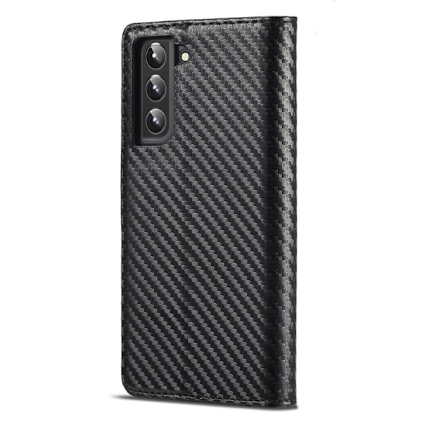 LC.IMEEKE Samsung Galaxy S22 Plånboksfodral Konstläder - Vit