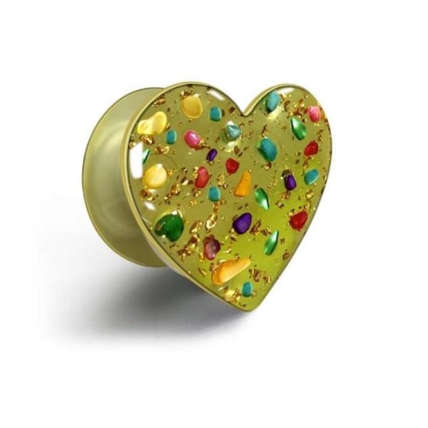 Heart Popup Hållare - Colored Stone