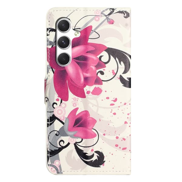 Plånboksfodral för Samsung Galaxy S26 Plus Konstläder - Lotus