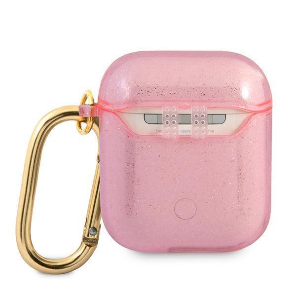 Guess Glitter Collection -kuoret AirPodeille - Pinkki Pink