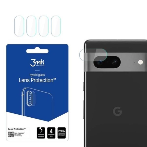 3MK Google Pixel 7 5G -kameran linssin suojus karkaistua lasia