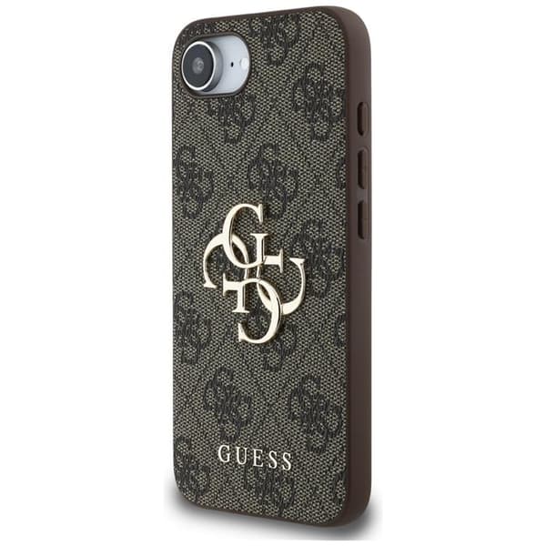 Guess Mobilskal till iPhone 16e 4G Big Logo - Brun Brun