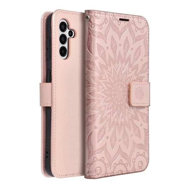 Forcell Galaxy A13 5G Etui Mezzo - Mandala Rosaguld Roséguld