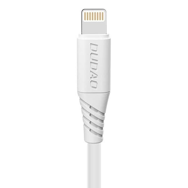 Dudao snabbaddning USB-A till Lightning kabel 5A 1m White