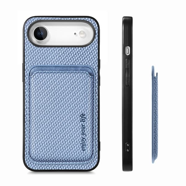Mobilskal till iPhone Air Detachable Korthållare - Blå Blå