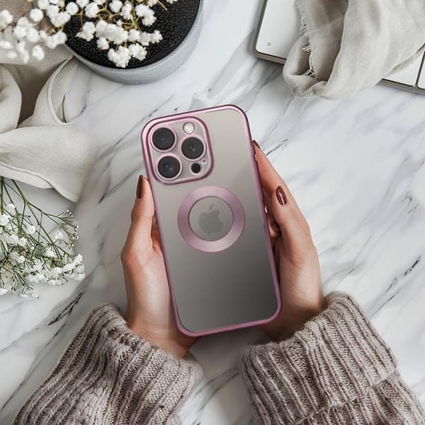 Telefontaske til iPhone 16e Glam - Rose Pink Rosa