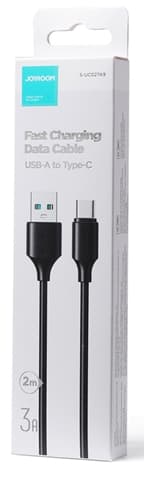 Joyroom USB-C till USB-A kabel 2m - Svart Svart