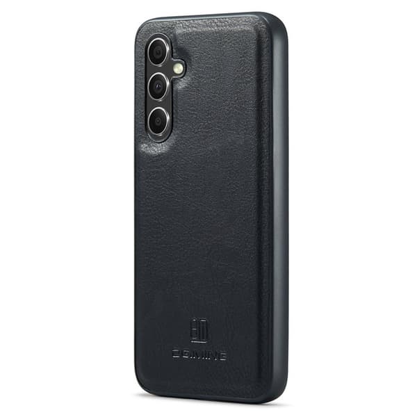 DG.MING Samsung Galaxy S25+ Plånboksfodral Äkta läder - Svart