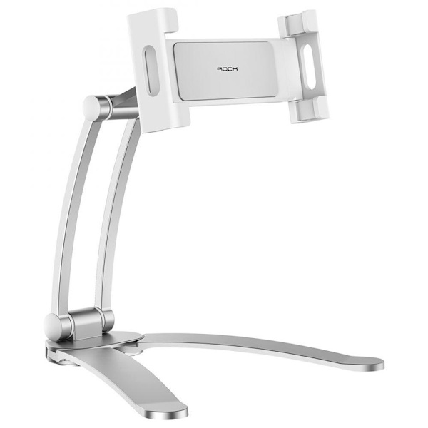 ROCK Universal Stativhållaren Smartphone & Tablet Silver