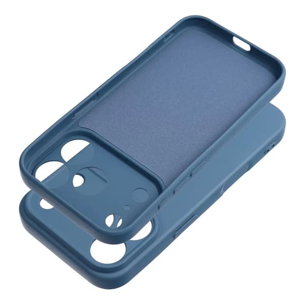 Mobilskal för iPhone 18 Pro Max Silikon Ring - Mörkblå Blå