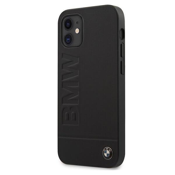 BMW Case Signature iPhone 12 mini Case Logo painatus musta Black