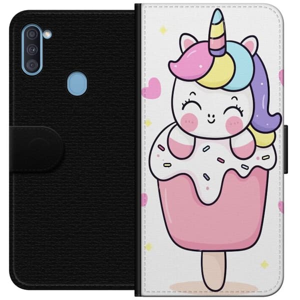Pung Taske til Samsung Galaxy A11 med Happy Unicorn