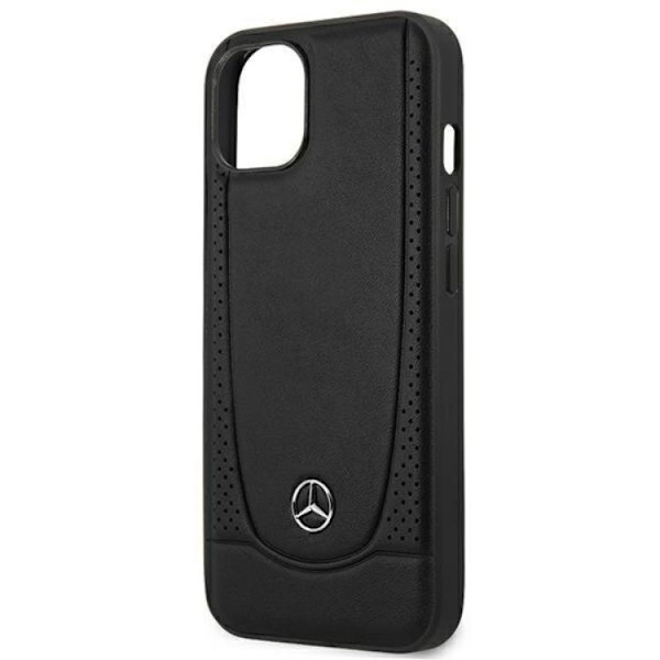 Mercedes iPhone 15 Plus Mobilskal Læder Urban - Sort Black