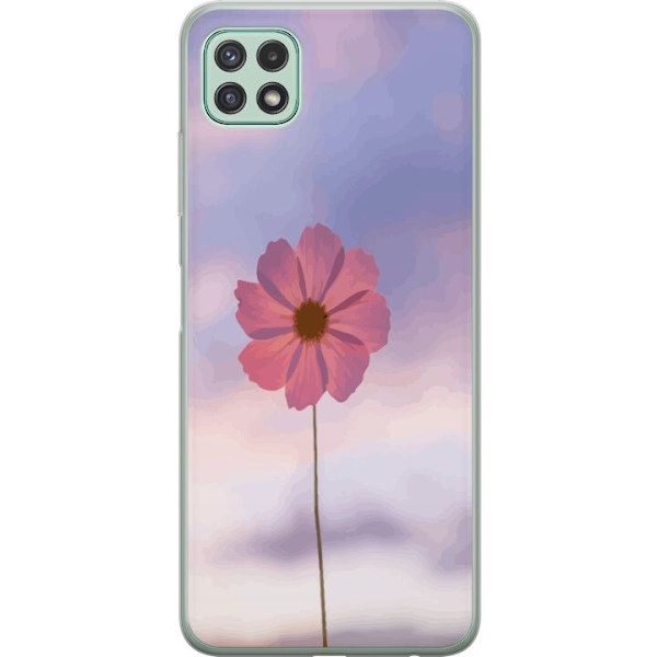 Mobilskal till Samsung Galaxy A22 5G med Rosa blomma