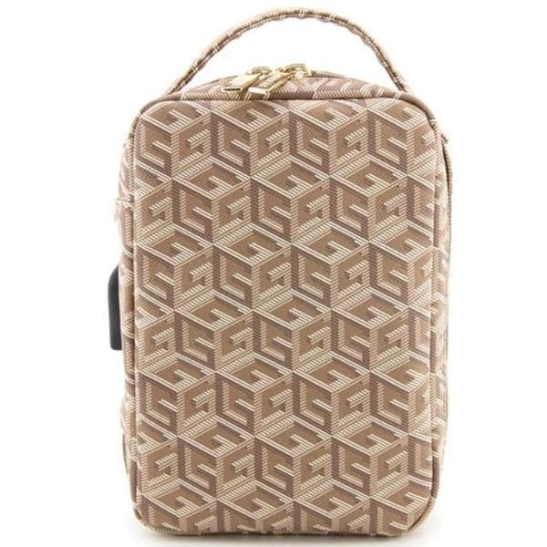 Guess Organizerväska GCube Stripe - Brun Brun