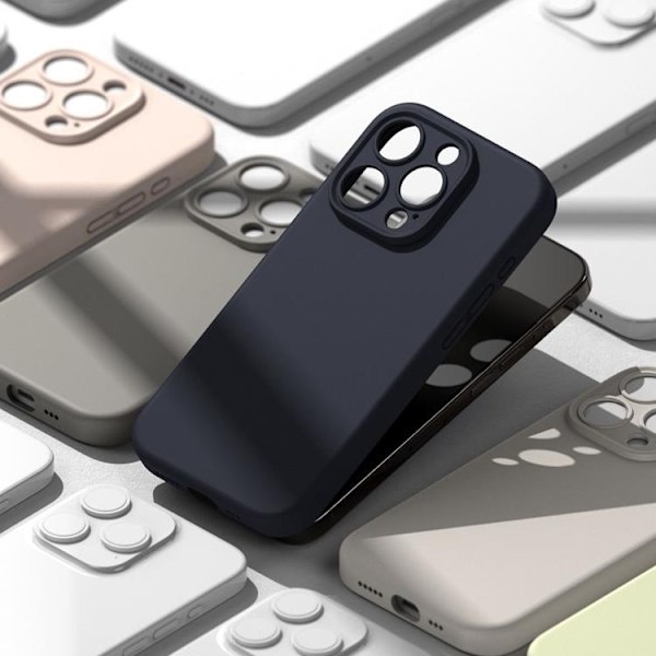 Ringke iPhone 15 Pro Mobilskal Magsafe Silikon - Marinblå