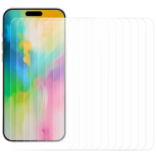 [BULK 50st] iPhone 16 Härdat Glas Skärmskydd - Transparent Transparent
