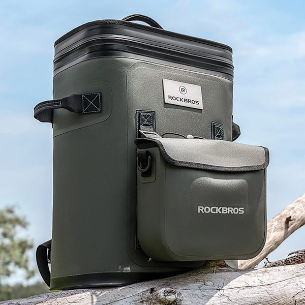 Rockbros Termisk Ryggsäck med Isolering 20L - Grön