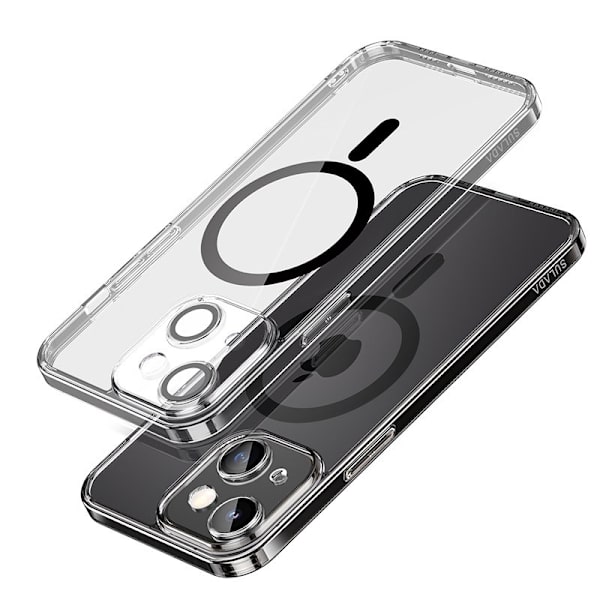 SULADA Mobilskal till iPhone 15 Plus Slim TPU+PC Svart