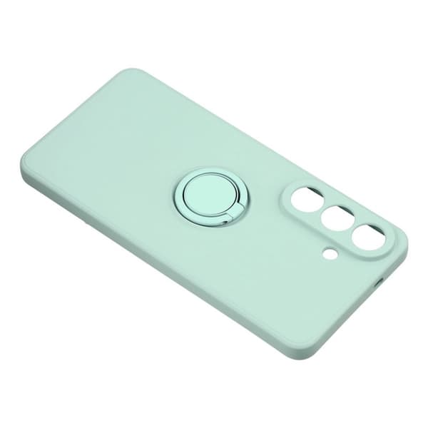 Mobilskal för Samsung Galaxy S26 Silikon med Ring Kickstand - Mintgrön