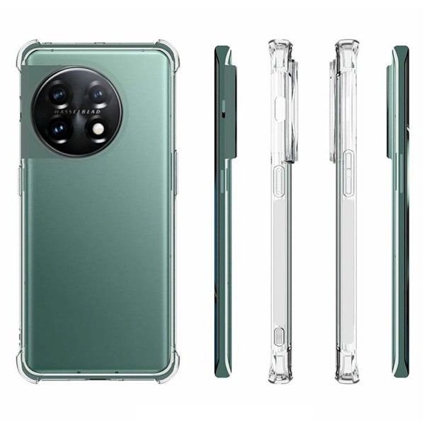 OnePlus 11 5G Mobilskal Shockproof TPU - Transparent (NR)