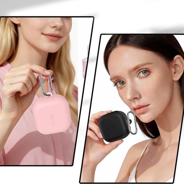 Tech-Protect Taske Til Galaxy Buds 4/4 Pro Silikone Krog - Lavendel Lila