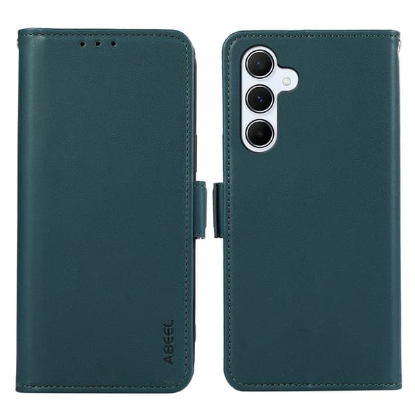 ABEEL Plånboksfodral för Samsung Galaxy S26 Plus Konstläder RFID - Grön