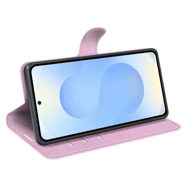 Plånboksfodral för Samsung Galaxy S26 Plus Stativ Konstläder - Rosa
