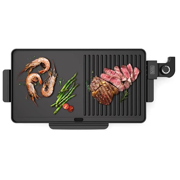 BLACK+DECK Bordsgrill Platt 2200W Svart