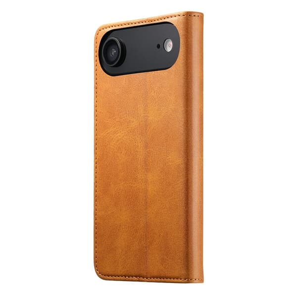 SUTENI iPhone Air Plånboksfodral Konstläder - Khaki Brun
