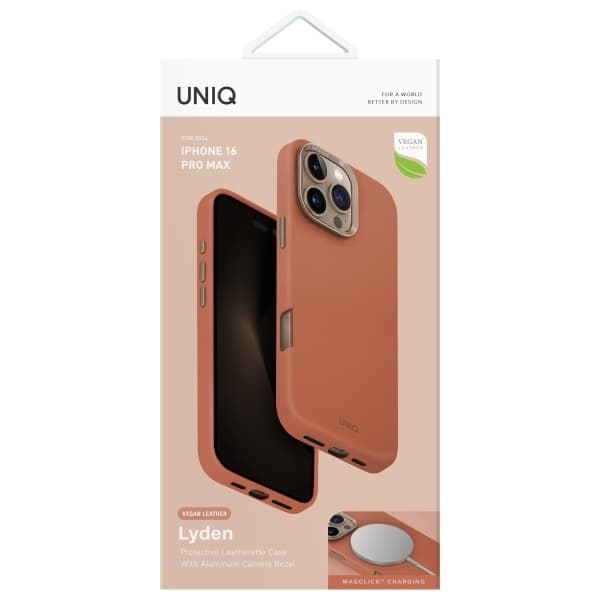 UNIQ Mobilskal till iPhone 16 Pro Max MagSafe Lyden - Terrakotta Brun