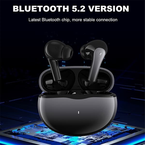 DEIVA TWS Trådlösa Bluetooth Hörlurar In-ear Smart EM412 TWS-M4 Svart