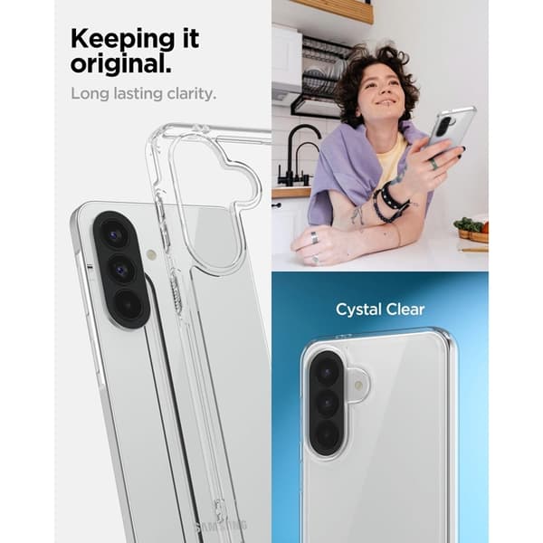 Spigen Mobilskal För Galaxy A57 5G Liquid Crystal - Clear Transparent