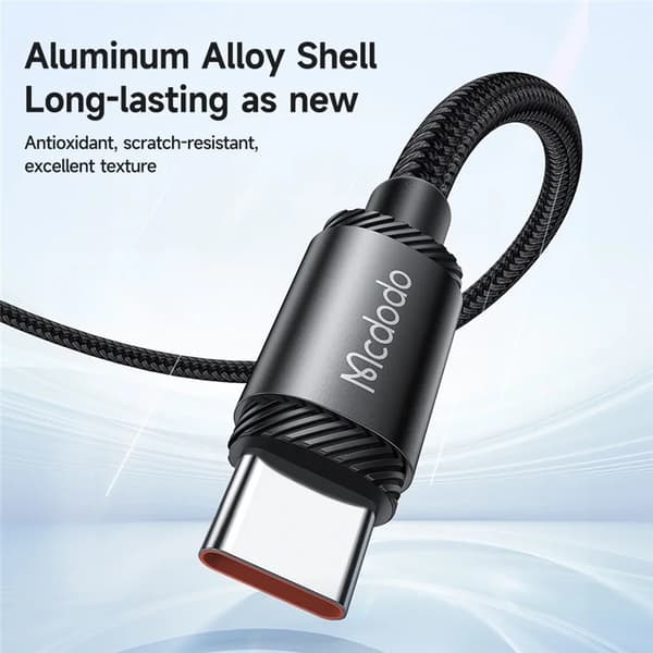 MCDODO USB-C - USB-C 240W Kabel 2m CA-3681 - Svart Svart