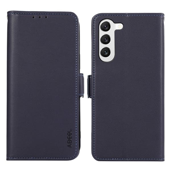 ABEEL Samsung Galaxy S23+ Plånboksfodral Soft Konstläder RFID Blå