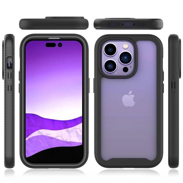 iPhone 14 Skal Shockproof Acrylic - Svart Svart