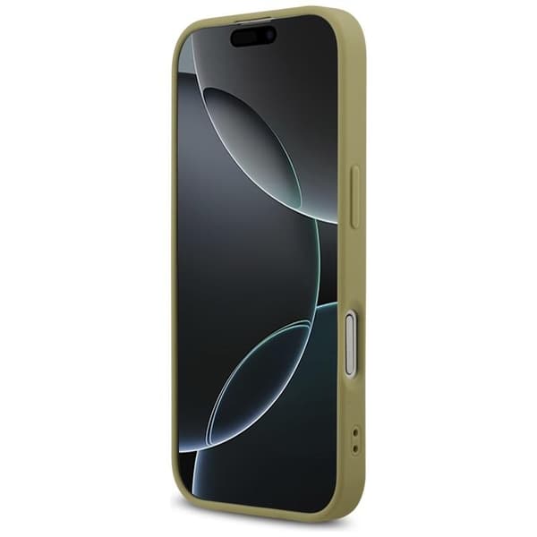 Guess Mobilskal till iPhone 17 Fixed Glitter Big 4G - Guld Guld